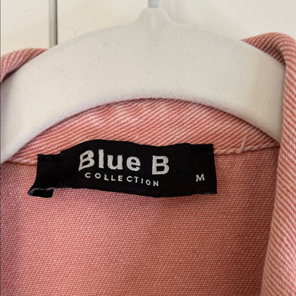 Blue B Pink Ruffled Jean Jacket - Picture 2 of 8